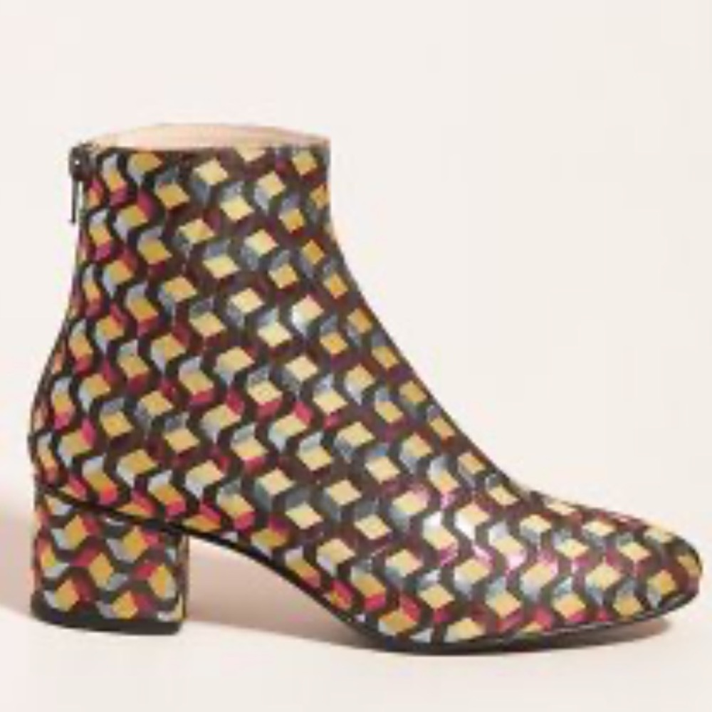 Anthropologie Joyeux Ankle Boots.  Size 40.